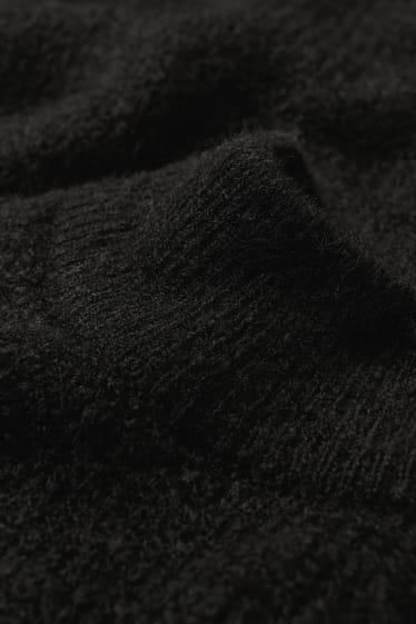 Femei - Rochie din tricot  - negru