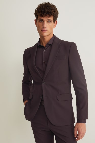 Men - Mix-and-match tailored jacket - regular fit - Flex - LYCRA® - bordeaux
