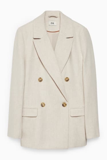 Donna - Blazer - regular fit - beige melange