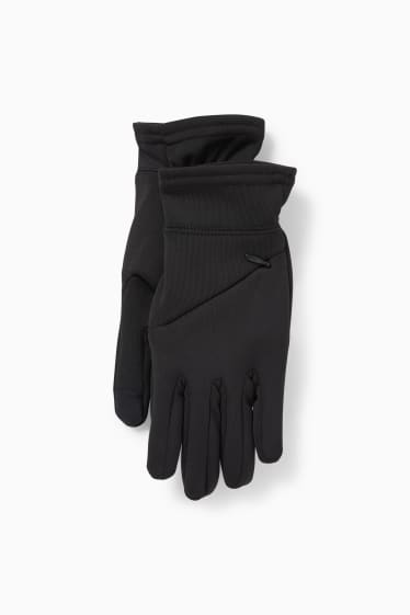 Hommes - Gants à fonction tactile - noir