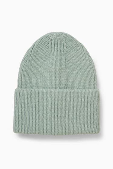 Women - CLOCKHOUSE - knitted hat - mint green