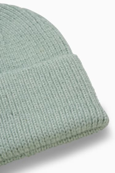 Donna - CLOCKHOUSE - berretto in maglia - verde menta