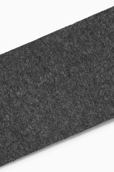 Femmes - Collant en cachemire mélange - gris chiné