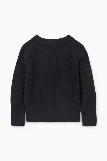 Bambini - Maglione - effetto brillante - nero