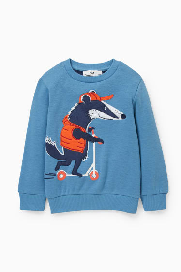 Kinderen: jongens - Sweatshirt - blauw