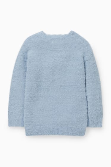 Bambini - Frozen - maglione - effetto brillante - azzurro