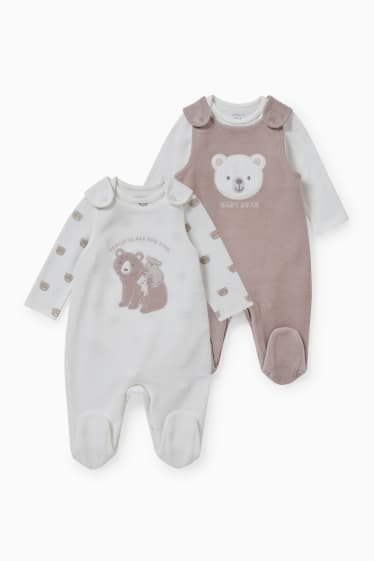 Babies - Multipack of 2 - romper set - 4 piece - white