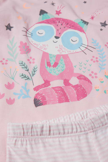 Kinder - Pyjama - 2 teilig - rosa