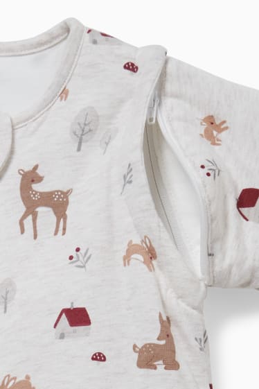 Unisex - Sac de dormir per a nadó - 6-18 mesos - beix jaspiat