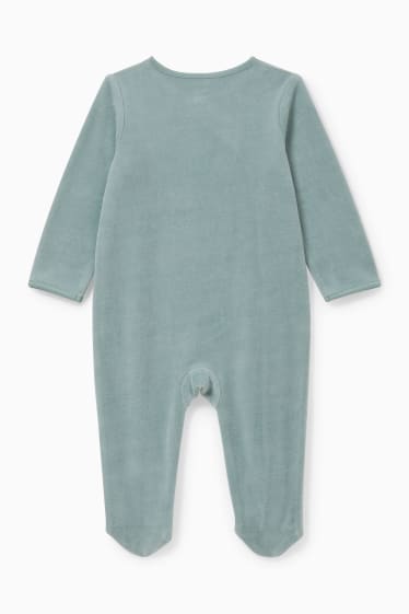 Baby Jungen - Baby-Schlafanzug - mintgrün