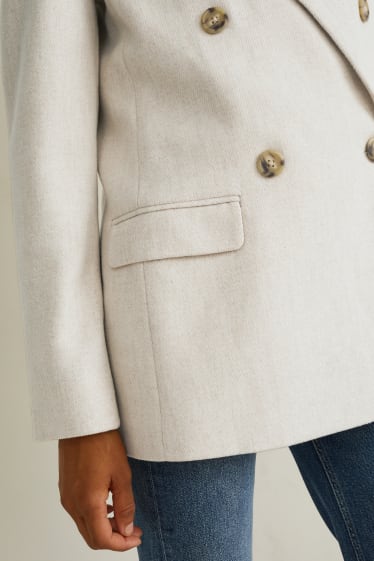 Donna - Blazer - regular fit - beige melange