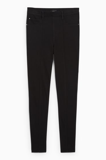 Dames - Broek - high waist - skinny fit - 4 Way Stretch - zwart