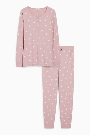 Women - Pyjamas - patterned - rose
