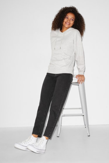 Donna - CLOCKHOUSE - mom jeans - vita alta - jeans grigio scuro