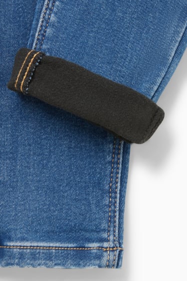 Enfants filles - Skinny jean - jean doublé - jean bleu