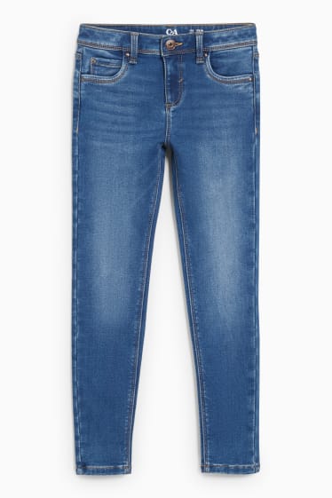 Dětské - Skinny jeans - termo džíny - džíny - modré