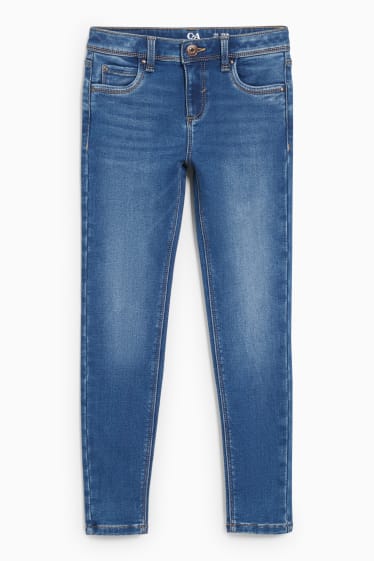 Kinder - Skinny Jeans - Thermojeans - jeansblau