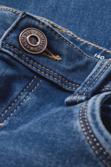Enfants filles - Skinny jean - jean doublé - jean bleu