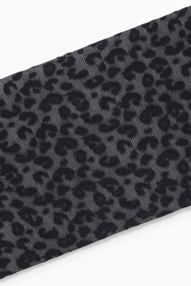 Donna - Collant fini - LYCRA® - 30 DEN - fantasia - nero