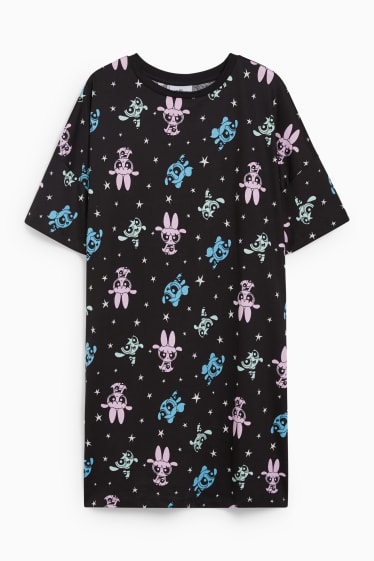 Dona - CLOCKHOUSE - camisa de dormir - Powerpuff Girls - negre