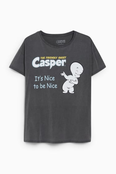 Tieners & jongvolwassenen - CLOCKHOUSE - T-shirt - Casper - donkergrijs