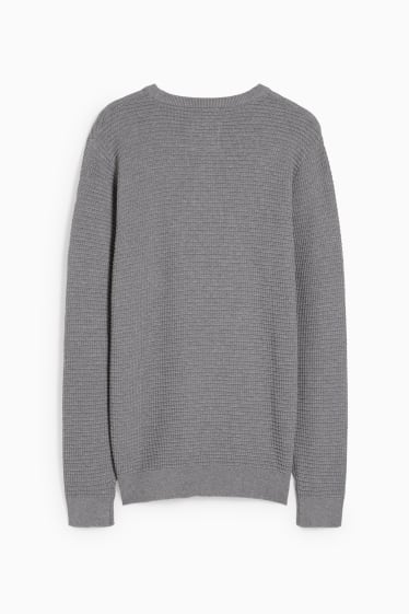 Hommes - CLOCKHOUSE - pull - gris