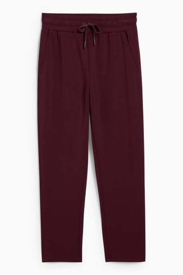 Femmes - Pantalon de jogging - yoga - 4 Way Stretch - bordeaux