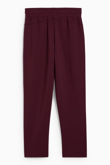 Damen - Jogginghose - Yoga - 4 Way Stretch - bordeaux