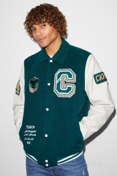 Uomo - CLOCKHOUSE - giacca bomber - verde scuro