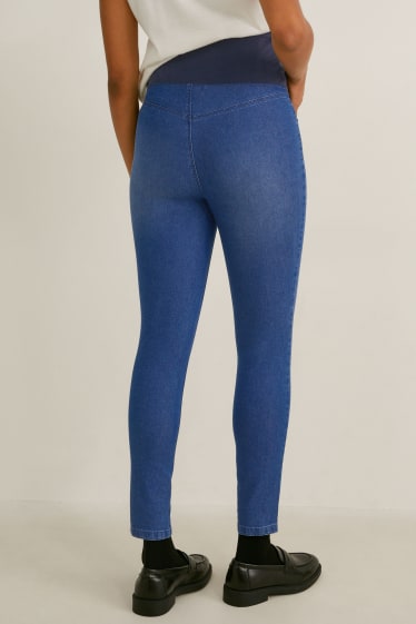 Dames - Set van 2 - zwangerschapsjeans - jegging jeans - LYCRA® - jeansblauw