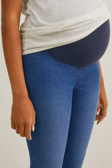 Dames - Set van 2 - zwangerschapsjeans - jegging jeans - LYCRA® - jeansblauw