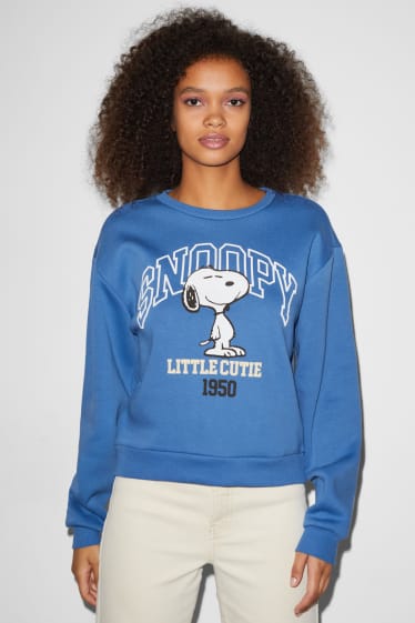 Women - CLOCKHOUSE - sweatshirt - Snoopy - blue