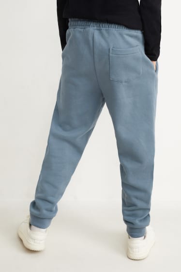 Kinderen: jongens - Set van 2 - joggingbroek - bruin / groen