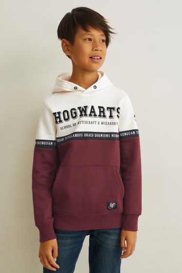 Kinderen - Harry Potter - hoodie - bordeaux / wit