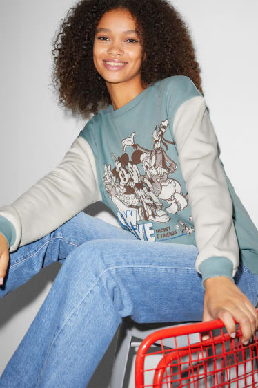 Tieners & jongvolwassenen - CLOCKHOUSE - sweatshirt - Disney - turquoise