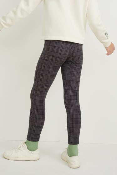 Bambini - Confezione da 2 - leggings termici - nero / grigio