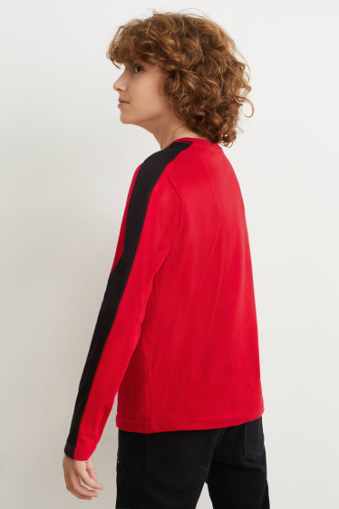 Children - Christmas long sleeve top - red