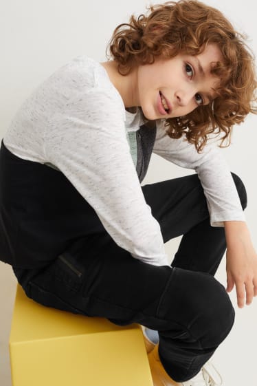 Kinderen: jongens - Thermobroek - zwart