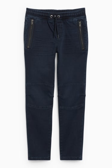 Dětské - Termo kalhoty - džíny - modré