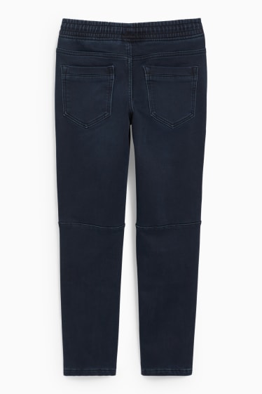 Dětské - Termo kalhoty - džíny - modré