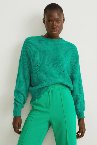 Kobiety - Sweter - zielony