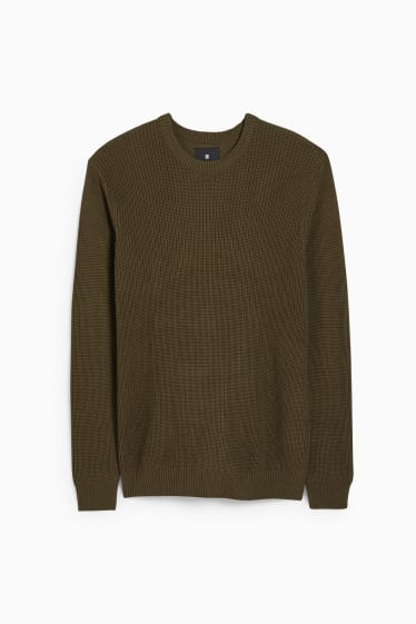 Uomo - Maglione - verde scuro