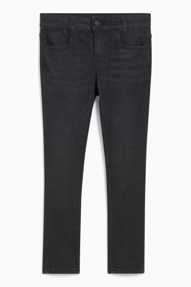 Děti - chlapci - Regular jeans - genderově neutrální - LYCRA® - džíny - tmavošedé