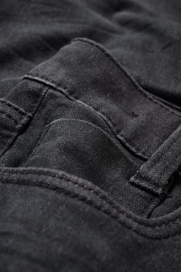 Děti - chlapci - Regular jeans - genderově neutrální - LYCRA® - džíny - tmavošedé