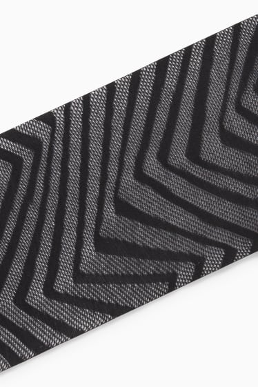 Dona - Mitges fines - LYCRA® - 50 DEN - estampat - negre