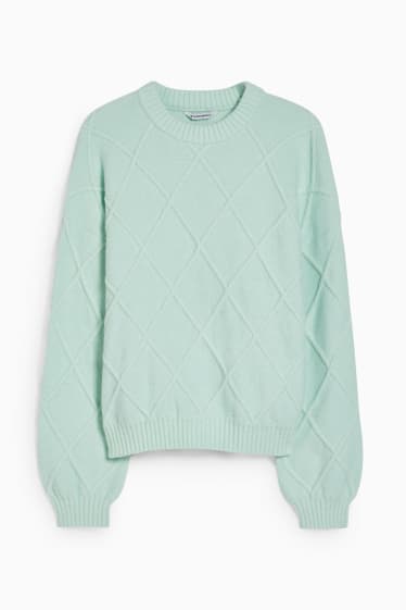 Ados & jeunes adultes - CLOCKHOUSE - pullover - vert menthe