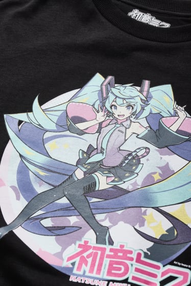 Jóvenes - CLOCKHOUSE - sudadera - Hatsune Miku - negro