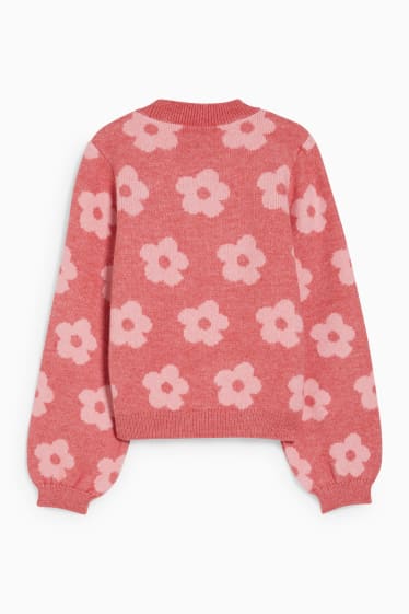 Femmes - CLOCKHOUSE - pullover - à fleurs - rose