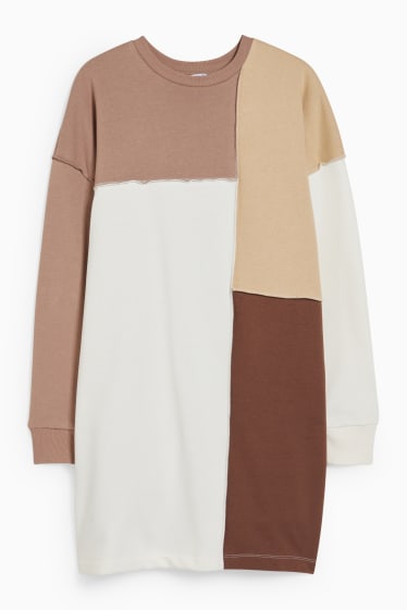 Dames - CLOCKHOUSE - sweatjurk - bruin
