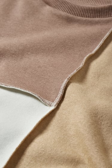 Dames - CLOCKHOUSE - sweatjurk - bruin